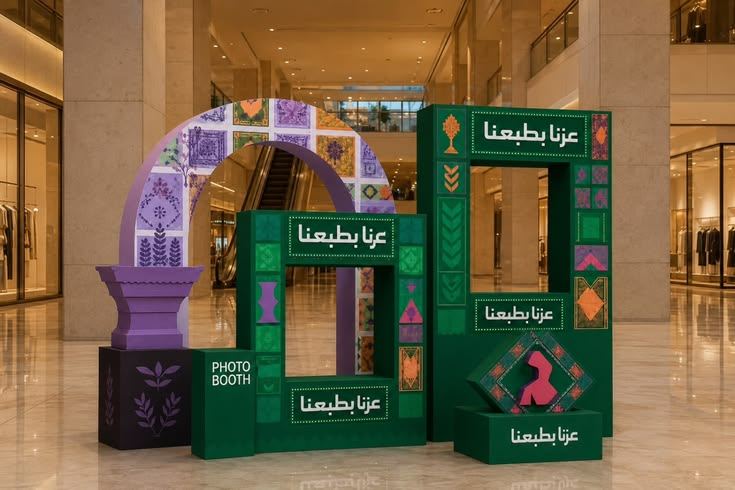 المعارض والفعاليات والاستاندات — نموذج 100 — مصانع التميز للدعاية والإعلان